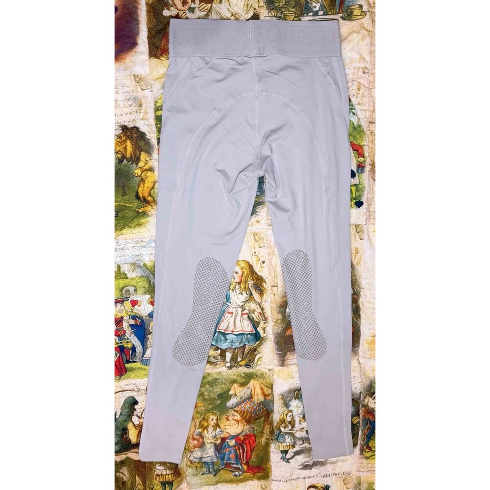Horze Madison Silicone Knee Patch Riding Tights Breeches US 24 EU 36 Tan NWT - Picture 8 of 12